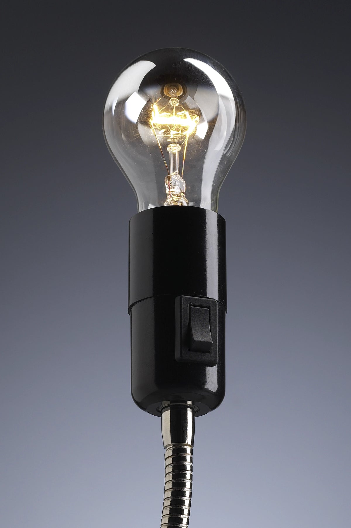 Two quiet table lamps