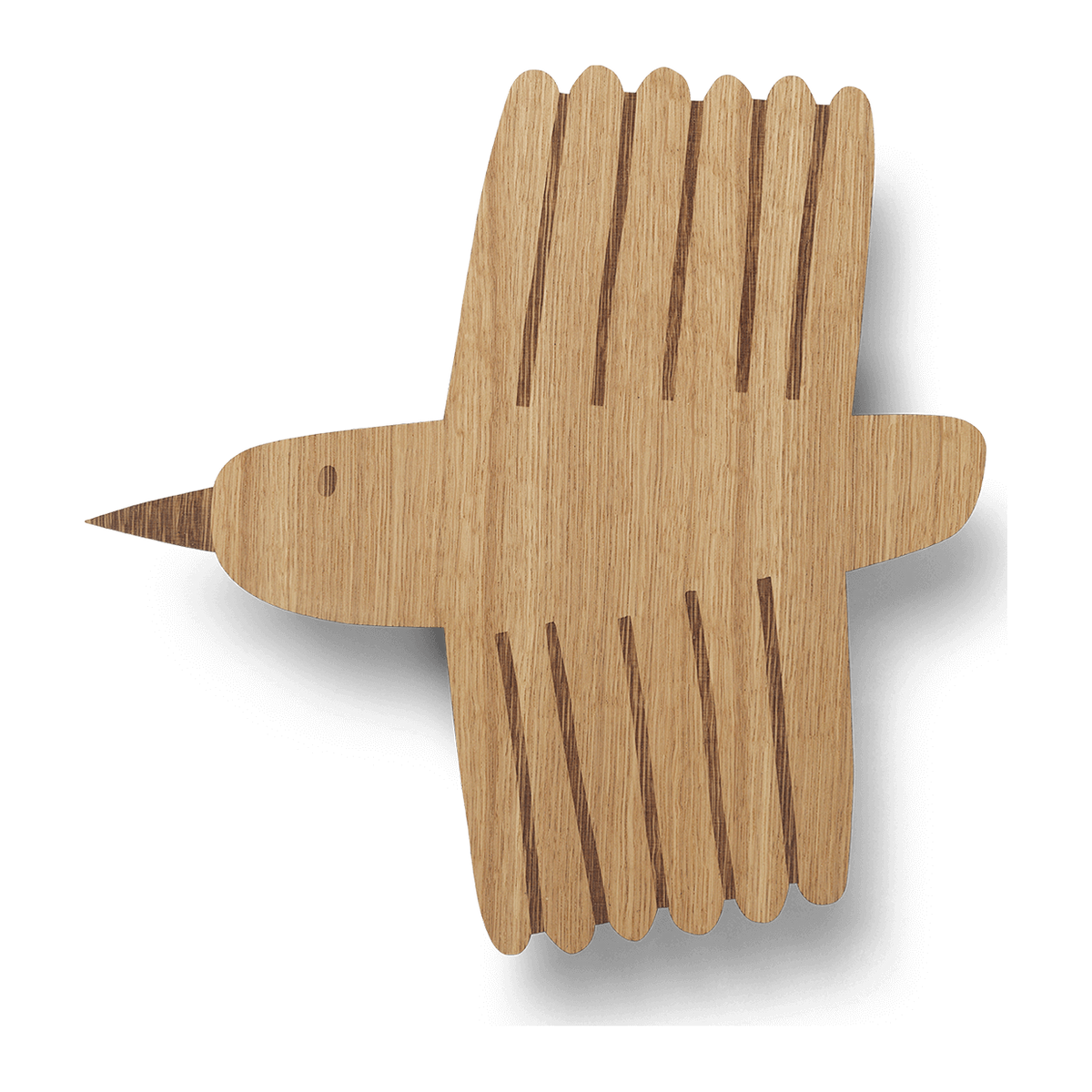 Cut from oak by laser