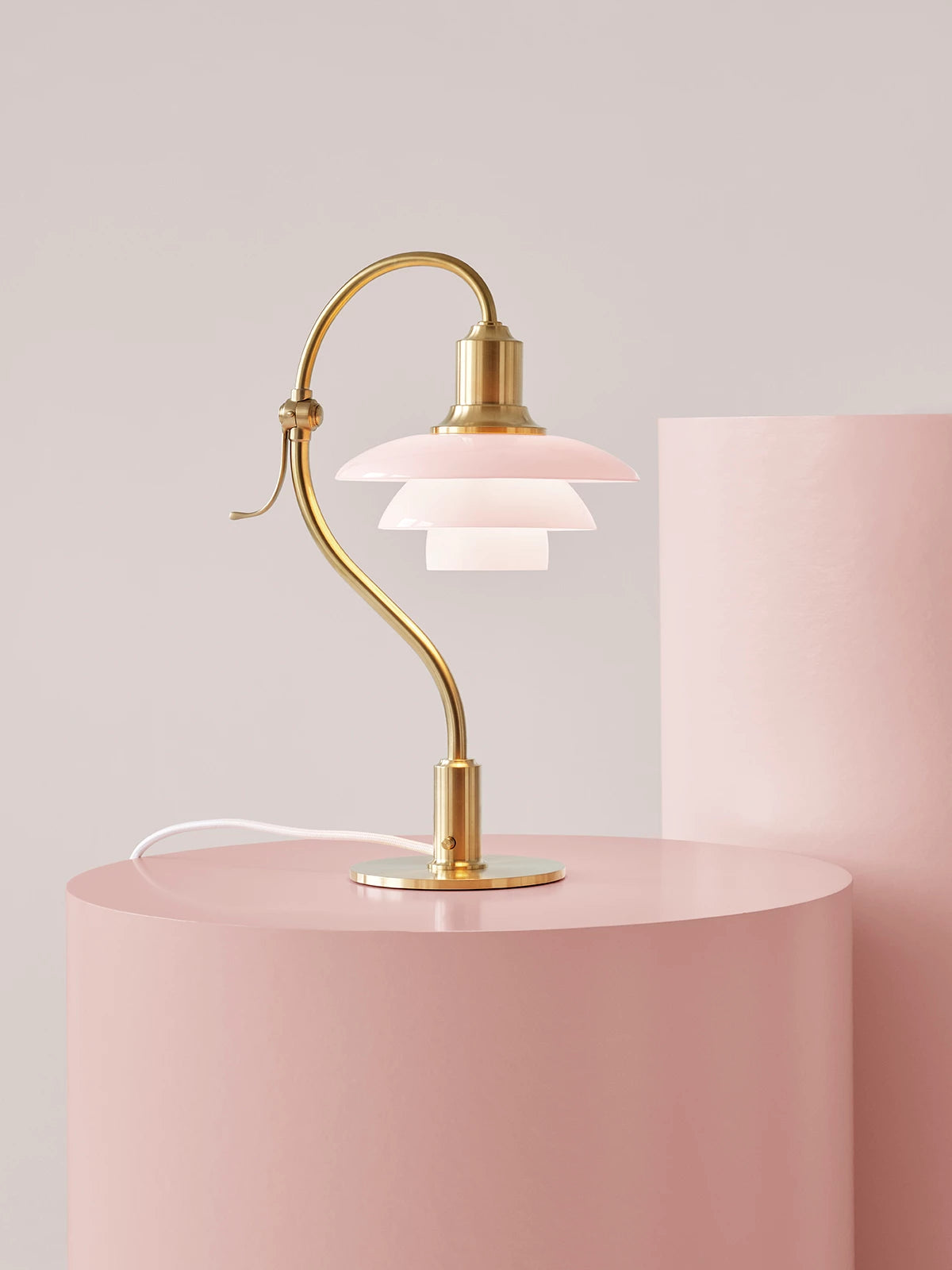 Pale rose glass