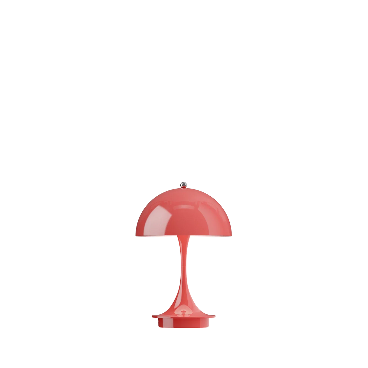 Louis Poulsen Panthella 160 Portable lamp V3 in opaque coral, designed by Verner Panton
