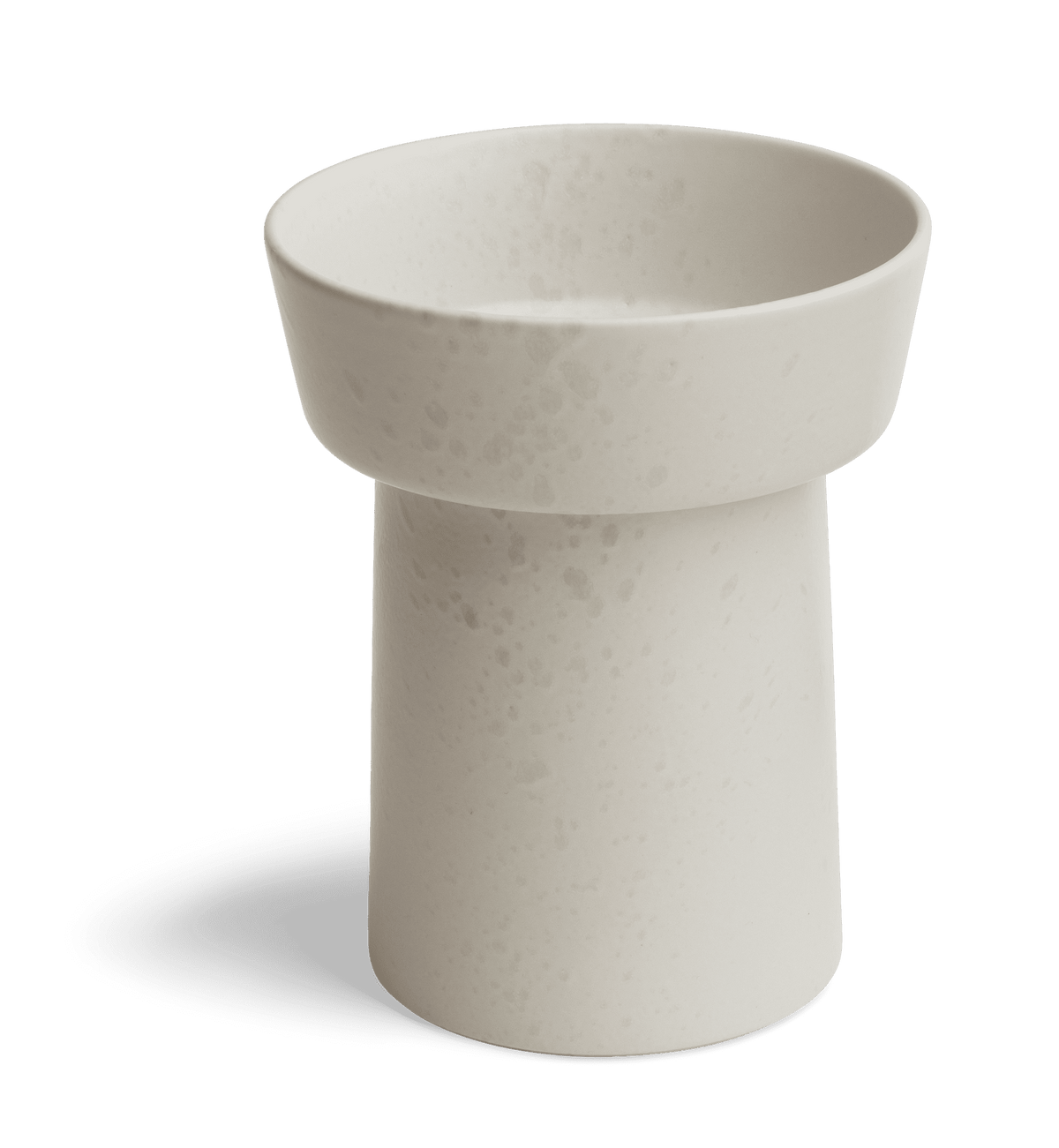 Kähler Ombria Vase H20 cm in marble glaze with layered, shifting ceramic colour