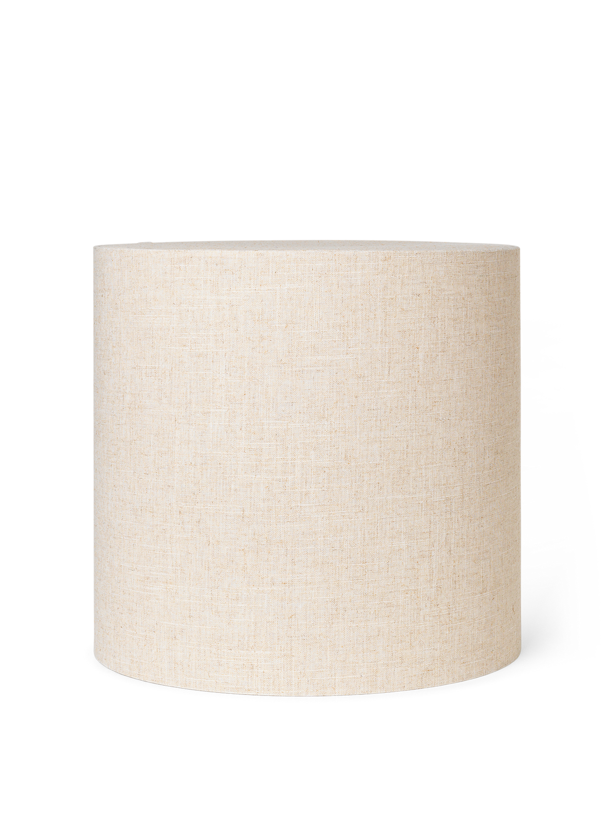 ferm LIVING Eclipse Lampshade Large in Natural linen blend fabric