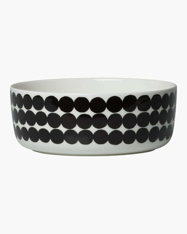 Marimekko Oiva / Siirtolapuutarha Bowl 1.5 l – White / Black