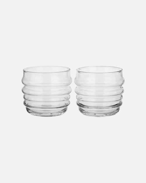 Marimekko Sukat Makkaralla Tumbler 2 dl Set of 2 – Clear