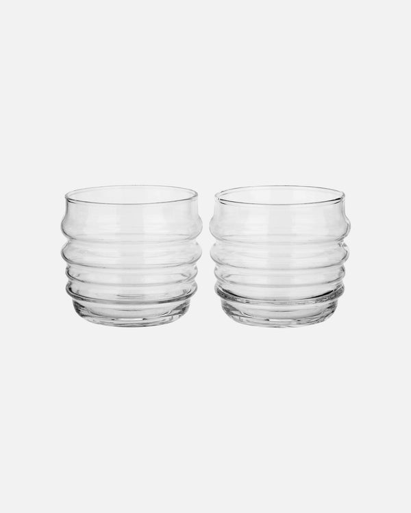 Marimekko Sukat Makkaralla Tumbler 2 dl Set of 2 – Clear
