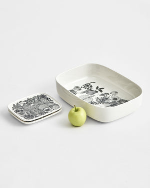 Marimekko Oiva / Siirtolapuutarha Plate 15 x 12 cm