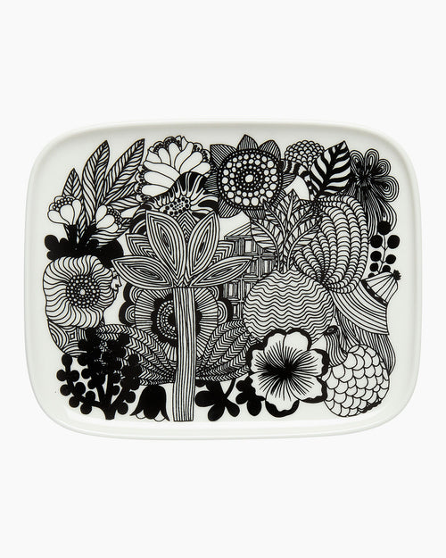 Marimekko Oiva / Siirtolapuutarha Plate 15 x 12 cm