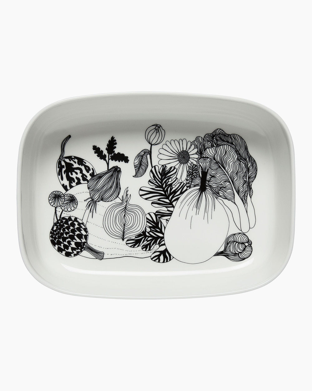 Marimekko Oiva / Siirtolapuutarha Serving Dish