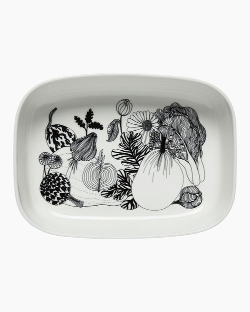 Marimekko Oiva / Siirtolapuutarha Serving Dish