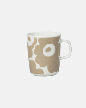 Marimekko Oiva / Unikko Mug 2.5 dl – White / Beige