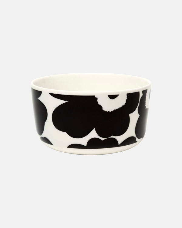 Marimekko Oiva / Unikko Bowl 5 dl – White / Black