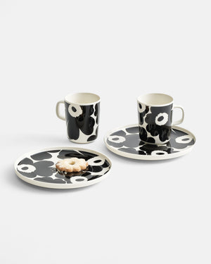 Marimekko Oiva / Unikko Mug 2.5 dl – White / Black