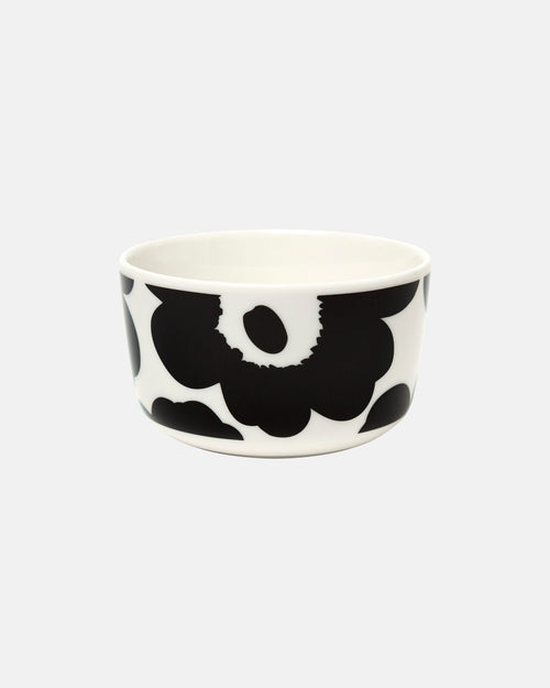 Marimekko Oiva / Unikko Bowl 2.5 dl – White / Black