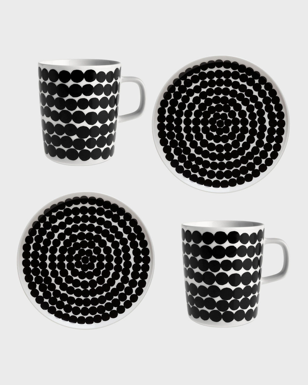 Marimekko Oiva / Räsymatto Mug and Plate Set