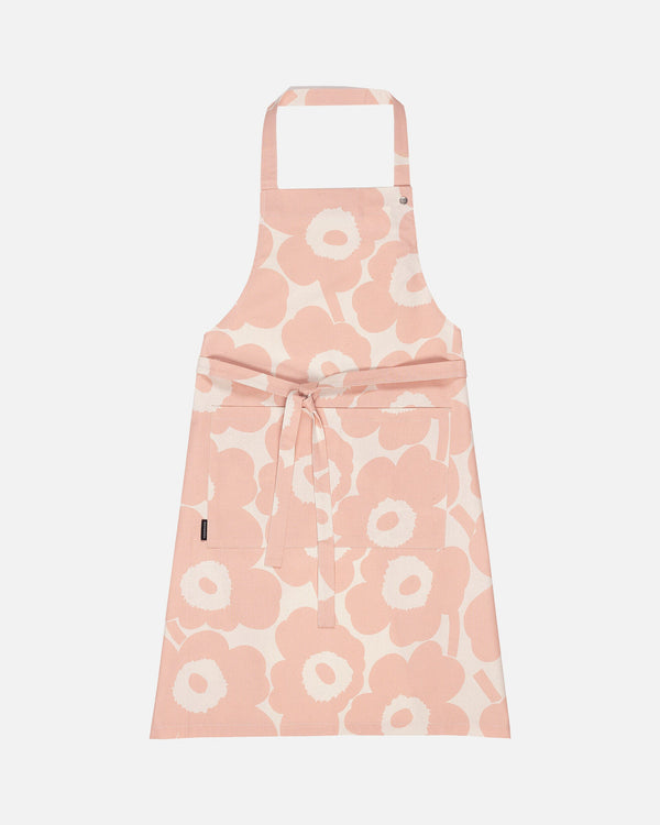 Marimekko Pieni Unikko Apron – Cotton / Peach