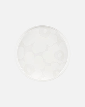 Marimekko Oiva / Unikko Plate 20 cm – White