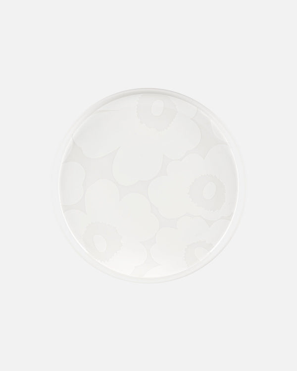 Marimekko Oiva / Unikko Plate 20 cm – White
