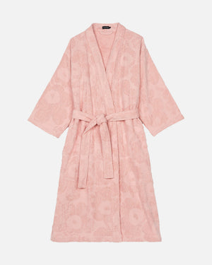 Marimekko Pieni Unikko Bathrobe – Light Pink