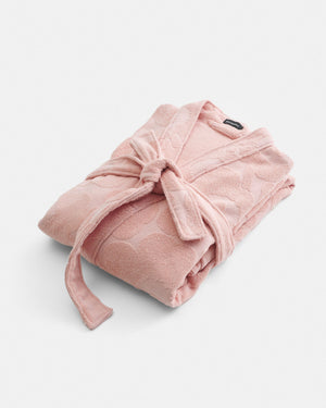 Marimekko Pieni Unikko Bathrobe – Light Pink