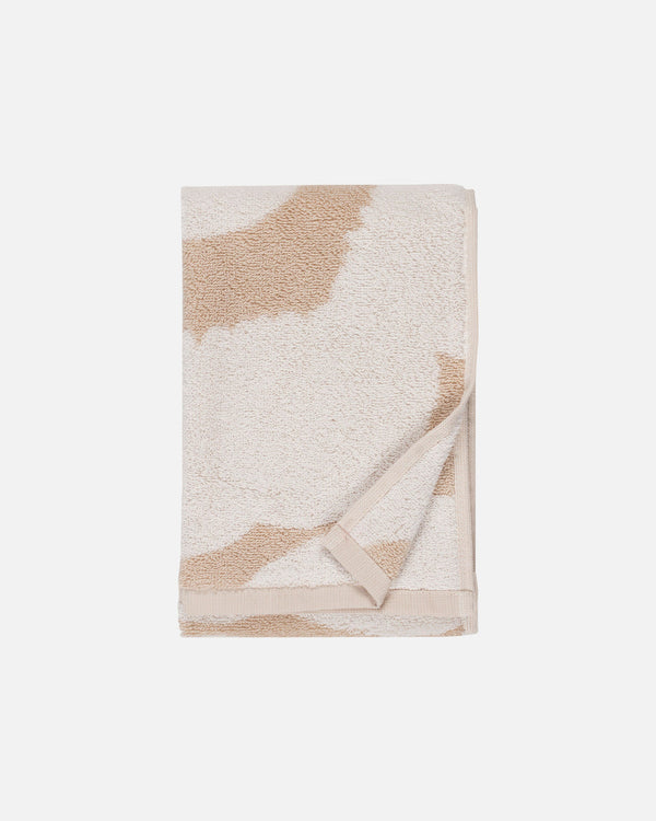 Marimekko Unikko Guest Towel 30 x 50 cm – Beige / White