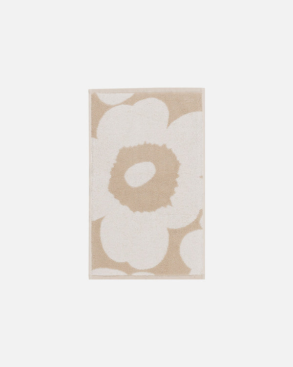 Marimekko Unikko Guest Towel 30 x 50 cm – Beige / White