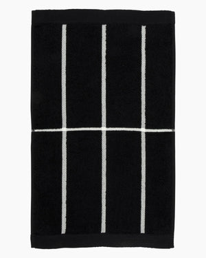 Marimekko Tiiliskivi Guest Towel 30 x 50 cm – Black / White
