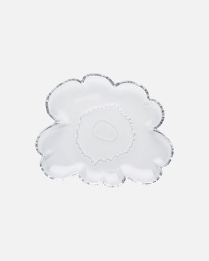 Marimekko Unikko Glass Plate 20 cm – Clear