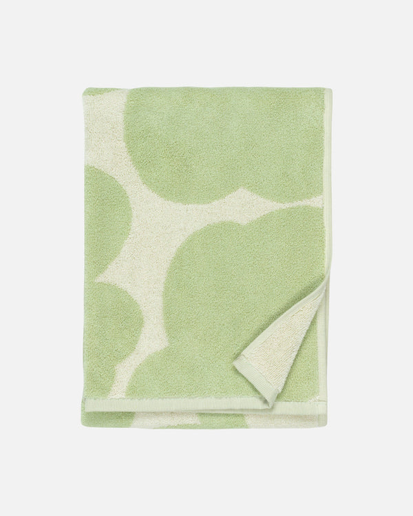 Marimekko Unikko Hand Towel 50 x 70 cm – Off-White / Sage
