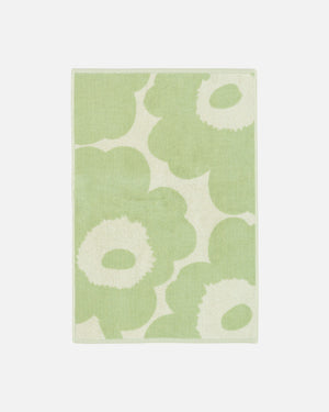 Marimekko Unikko Hand Towel 50 x 70 cm – Off-White / Sage