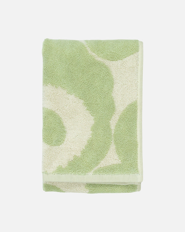 Marimekko Unikko Guest Towel 30 x 50 cm – Off-White / Sage