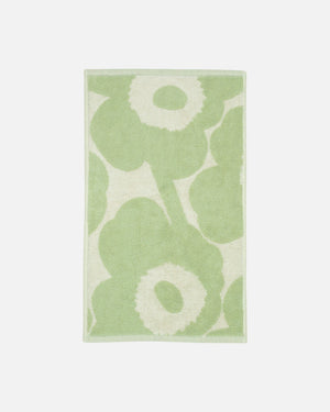 Marimekko Unikko Guest Towel 30 x 50 cm – Off-White / Sage
