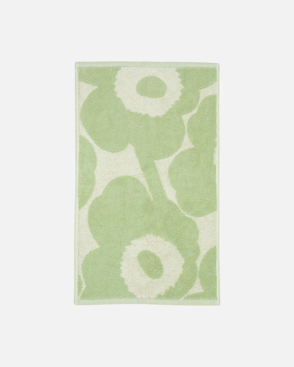 Marimekko Unikko Guest Towel 30 x 50 cm – Off-White / Sage