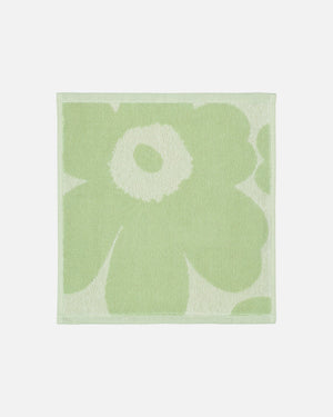 Marimekko Unikko Mini Towel 30 x 30 cm – Off-White / Sage