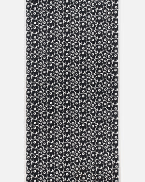 Marimekko Mini Unikko Cotton Fabric – White / Black
