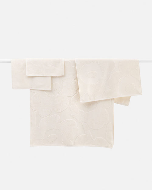 Marimekko Unikko Solid Mini Towel 32 x 32 cm – Off-White