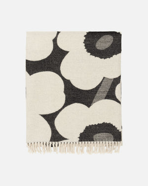 Marimekko Unikko Blanket 130 x 180 cm – White / Black