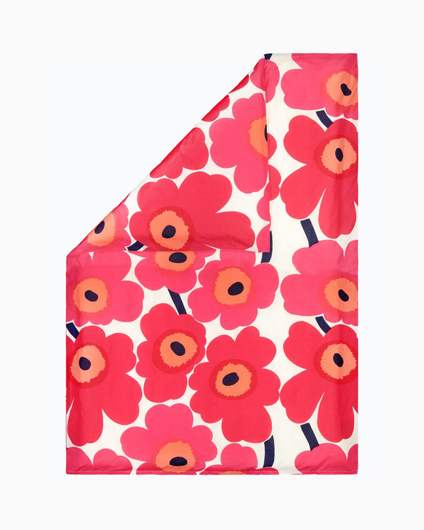 Marimekko Unikko Duvet Cover 135 / 140 x 200 cm – White / Red