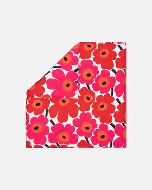 Marimekko Unikko Duvet Cover 240 x 220 cm – White / Red