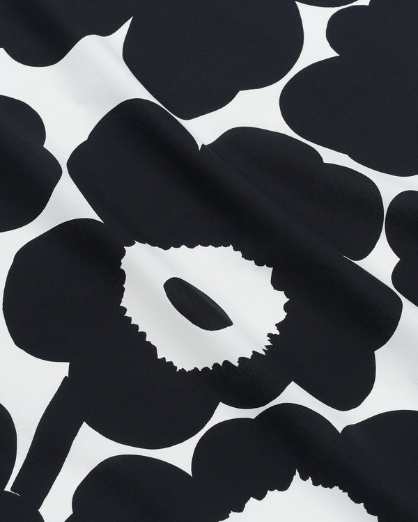 Marimekko Unikko Cotton Fabric – White / Black