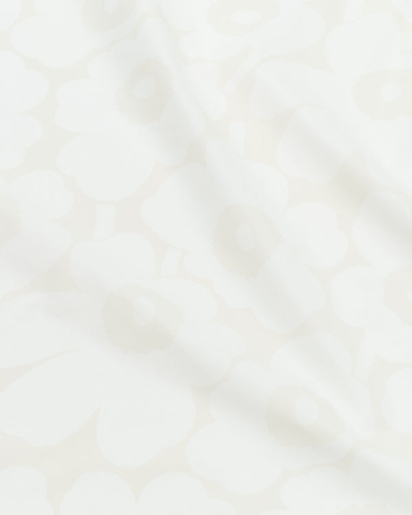 Marimekko Pieni Unikko Cotton Fabric – White