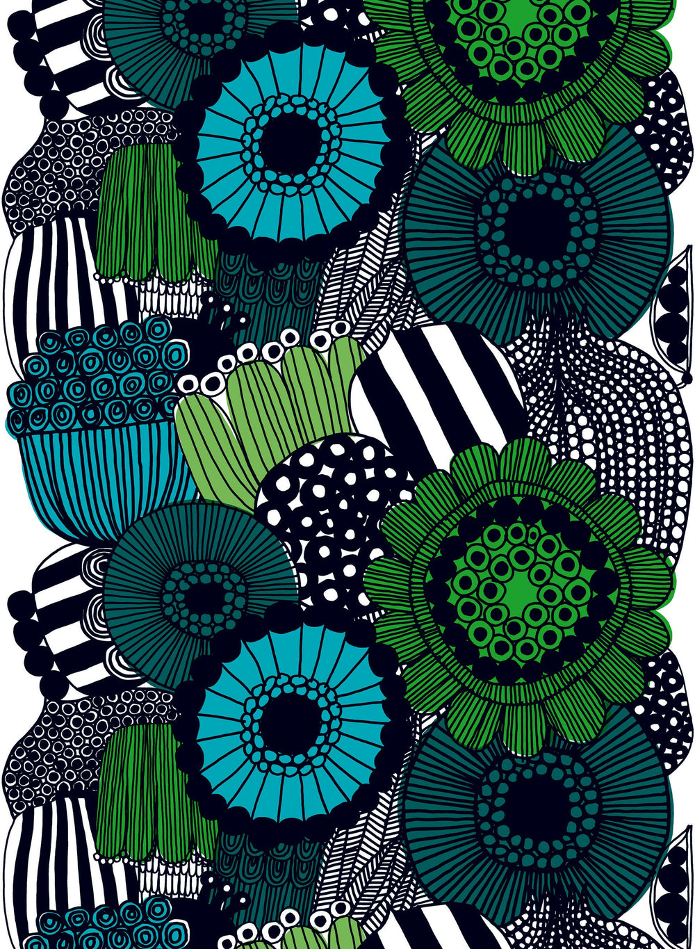 Marimekko Siirtolapuutarha Acrylic Coated Cotton Fabric