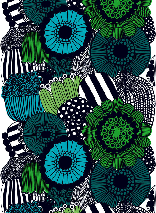 Marimekko Siirtolapuutarha Acrylic Coated Cotton Fabric