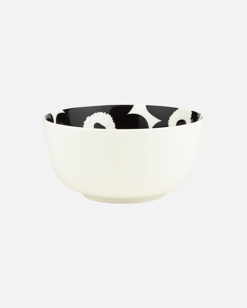 Marimekko Oiva / Unikko Bowl 9 dl – White / Black