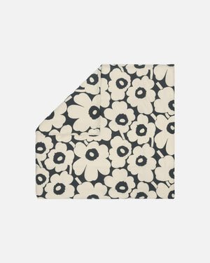 Marimekko Unikko Duvet Cover 240 x 220 cm – Charcoal / Off-White