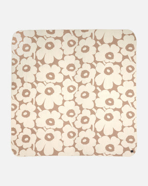 Marimekko Unikko Bedspread 260 x 260 cm – Linen / Off-White