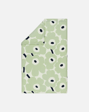 Marimekko Unikko Duvet Cover 150 x 210 cm – Off-White / Sage / Dark Blue