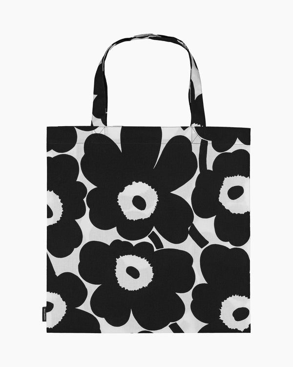 Marimekko Pieni Unikko Bag 44 x 43 cm – White / Black