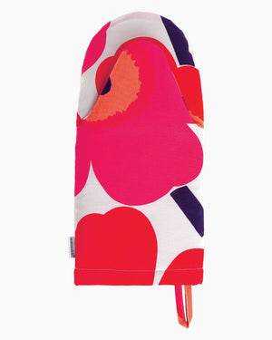 Marimekko Pieni Unikko Oven Mitten – White / Red