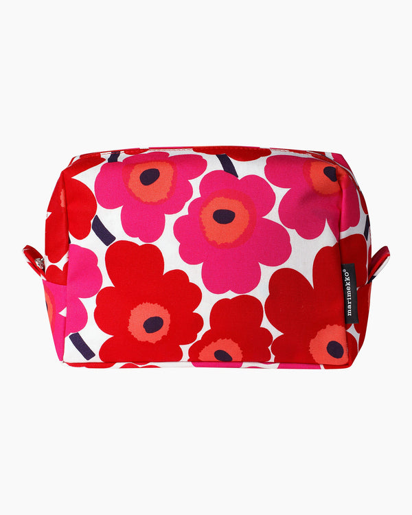 Marimekko Mini Unikko Vilja Cosmetic Bag – White / Red