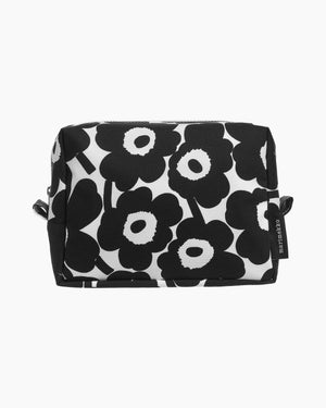 Marimekko Mini Unikko Vilja Cosmetic Bag – White / Black